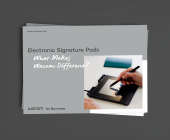 Tablette électronique de signature . Ce qui différencie Wacom